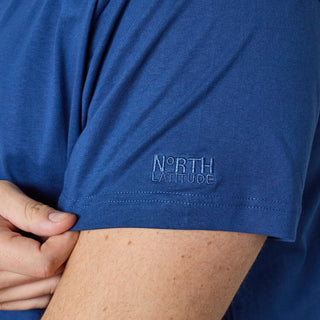 North Latitude / North Latitude Denim US T-SHIRT T-shirt 0540 Mid Blue