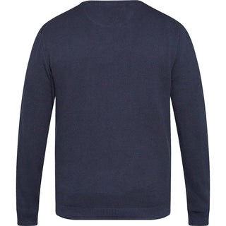 North Latitude / North Latitude Denim V-NECK PINEAPPLE KNIT Sweater 0580 Navy Blue