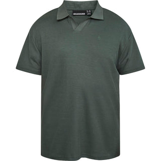 North Latitude / North Latitude Denim V-neck polo Polo SS 2640 Dark Dust Green