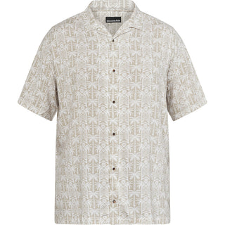 North Latitude / North Latitude Denim Viscose Shirt Cuba Collar Shirt SS 0730 SAND