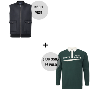 Køb 1 vest og SPAR 350 kr. på din polo